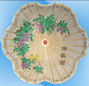 plum blossoms umbrella